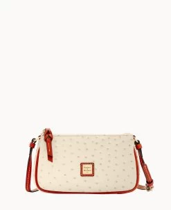 Ostrich Lexi Crossbody Grey 41 Ostrich Lexi Crossbody Grey -Online Sale Dooney & Bourke W1400G OTBOPATN