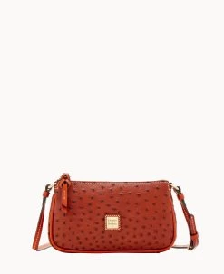 Ostrich Lexi Crossbody Grey 33 Ostrich Lexi Crossbody Grey -Online Sale Dooney & Bourke W1400G OTCGPATN