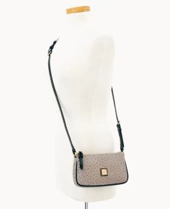 Ostrich Lexi Crossbody Grey 29 Ostrich Lexi Crossbody Grey -Online Sale Dooney & Bourke W1400G OTGYPABL ALT4 1