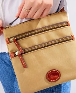 Nylon North South Triple Zip Navy 23 Nylon North South Triple Zip Navy -Online Sale Dooney & Bourke XB298 ILD lifestyle